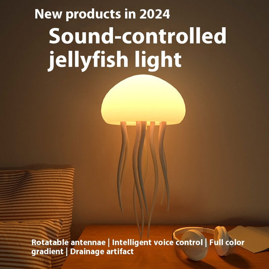 AquaBloom: Smart Jellyfish Night Lamp